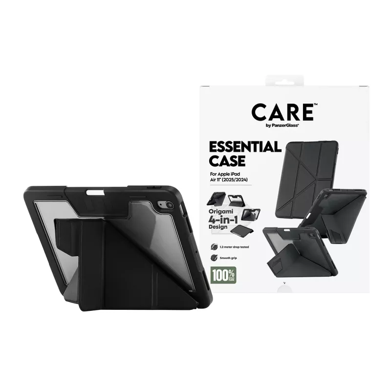 Tablet protective case PanzerGlass TPU Essential Case CR76640 Black for iPad Air