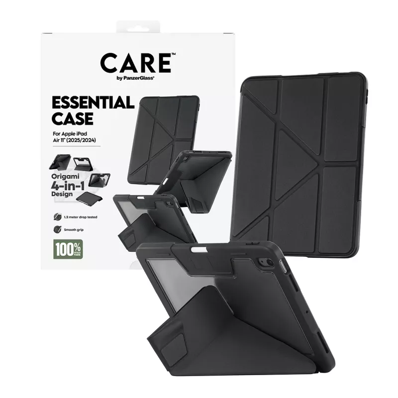 Tablet protective case PanzerGlass TPU Essential Case CR76640 Black for iPad Air