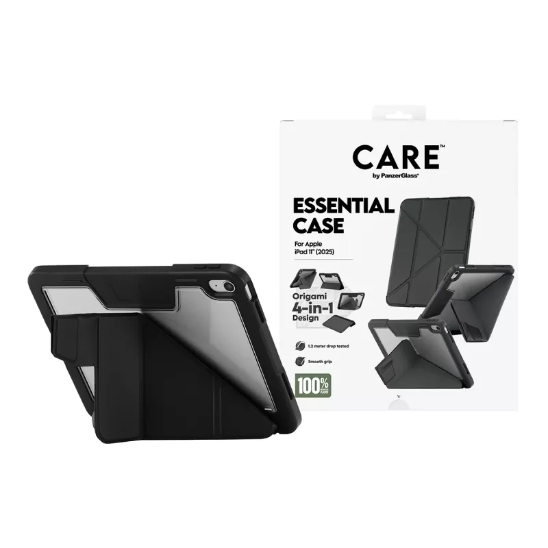 Tablet case PanzerGlass TPU Essential Case for iPad 11 (2025) — Black