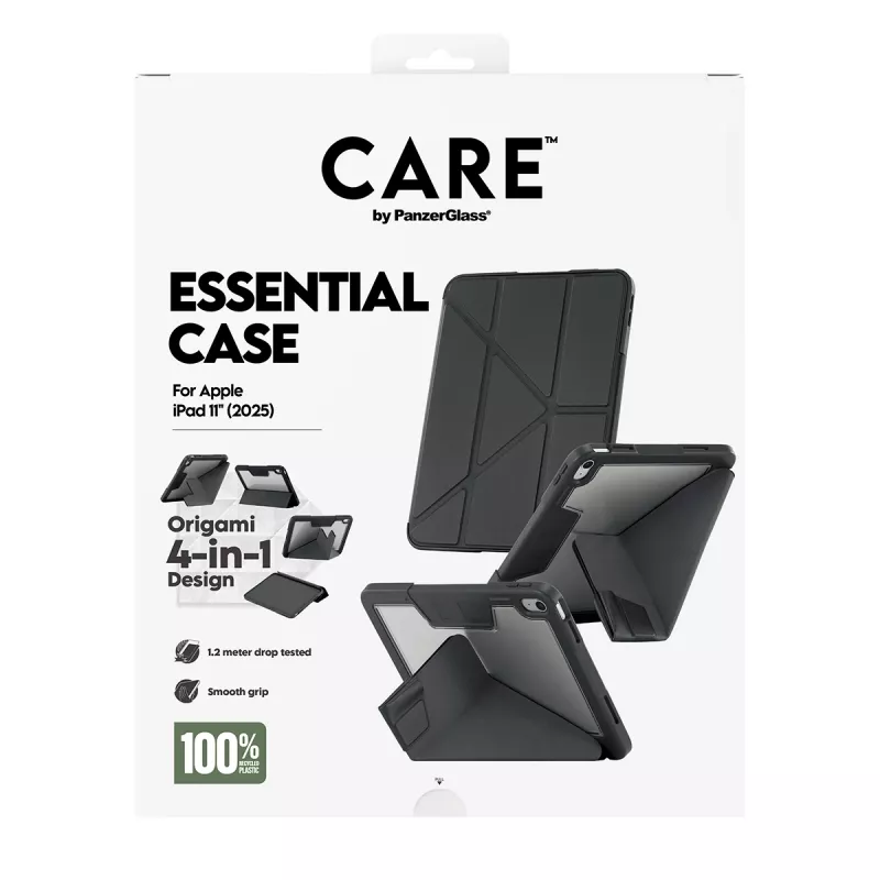 Tablet case PanzerGlass TPU Essential Case for iPad 11 (2025) — Black
