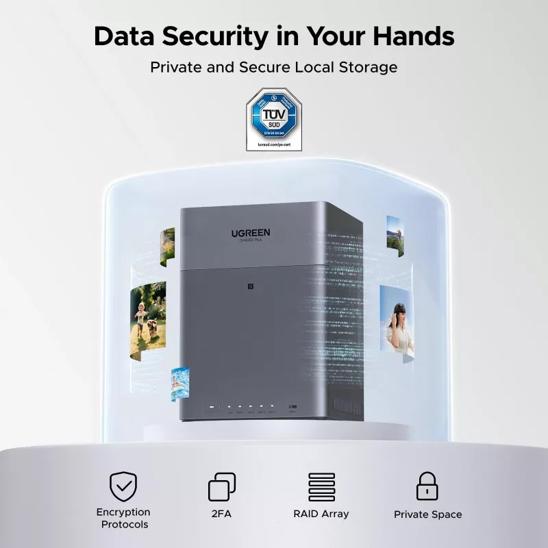 UGREEN NAS DH4300 Plus 4-bay 120TB with 2.5GbE and USB-C