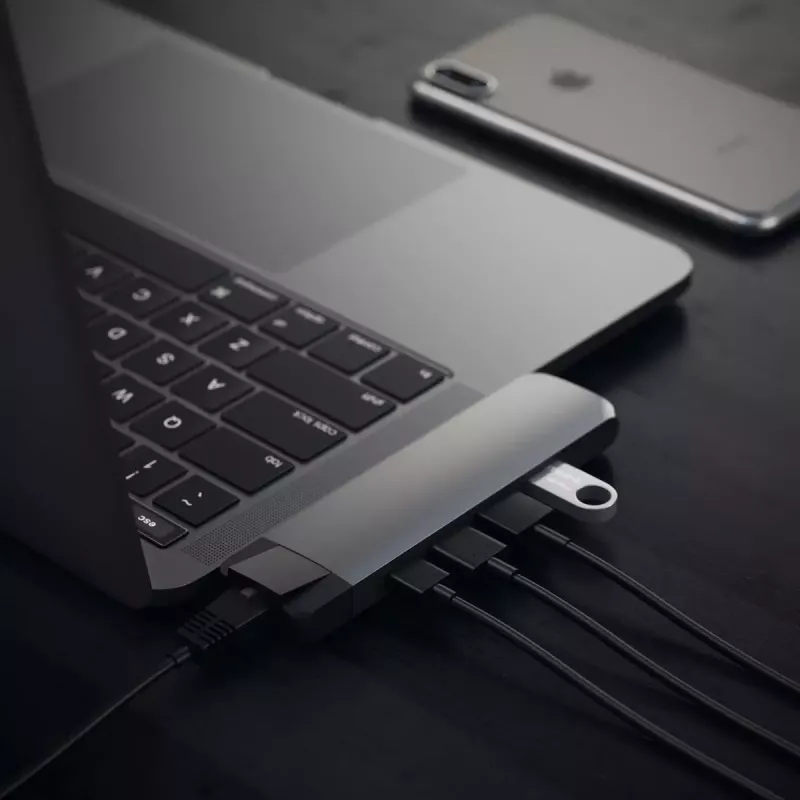 Laptop Dock Satechi ST-TCPHEM Thunderbolt 3 Grey