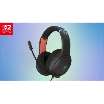 Headset Turtle Beach Airlite Fit Charcoal Black Wired Gaming Flip-to-Mute Mic Over-Ear Comfort