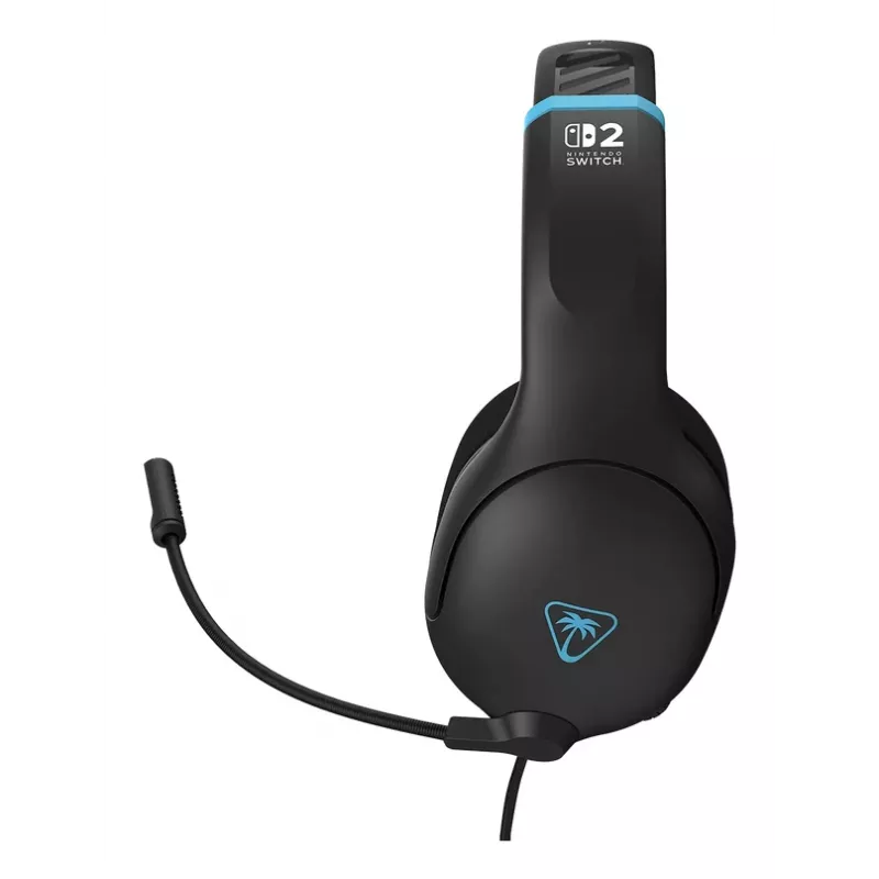 Headset Turtle Beach Airlite Fit Charcoal Black Wired Gaming Flip-to-Mute Mic Over-Ear Comfort