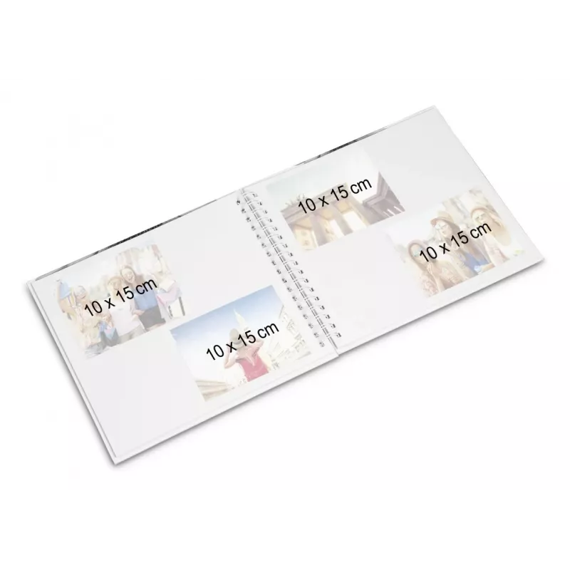 Hama 00009837 photo album Grey 50 sheets 10 x 15 Spiral binding