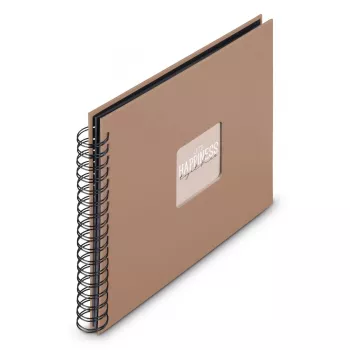 Hama 00009852 photo album Brown 100 sheets Spiral binding