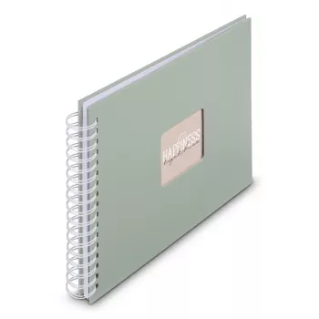 Hama Fine Art photo album Sage 100 sheets 10 x 15 cm Spiral binding