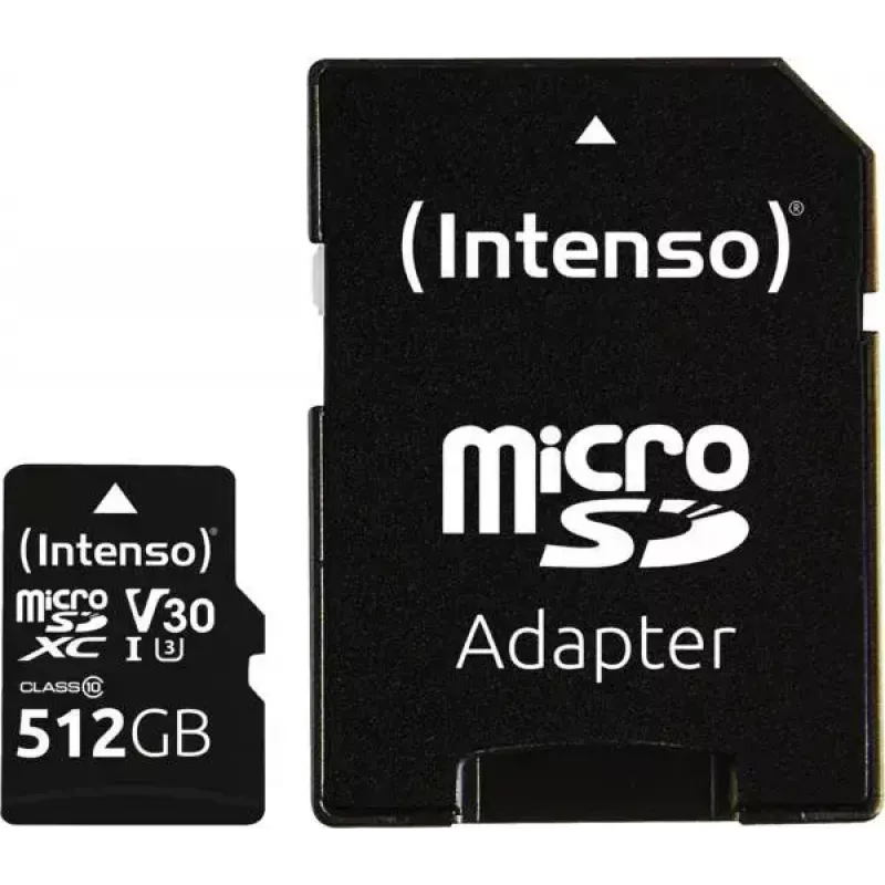 MicroSDXC Card Intenso 512GB UHS-I Class 10 3433493