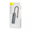 Baseus 4in1 Hub UltraJoy USB-C to USB 3.0 Gray Cable