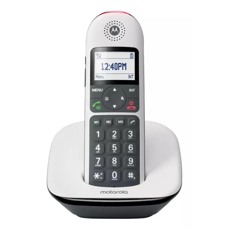 Cordless Phone MOTOROLA CD5001 White DECT 1.8 GHz, single handset