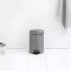 Trash Can Brabantia 113246 3 L Round Platinum