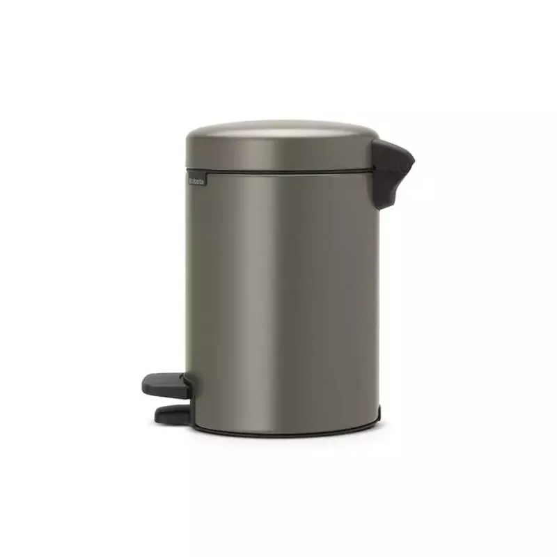 Trash Can Brabantia 113246 3 L Round Platinum