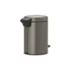 Trash Can Brabantia 113246 3 L Round Platinum