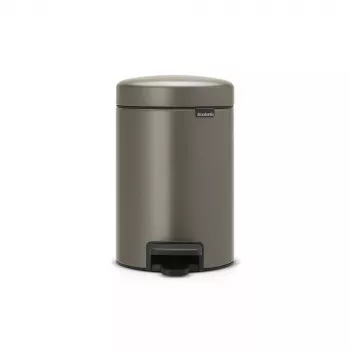 Trash Can Brabantia 113246 3 L Round Platinum