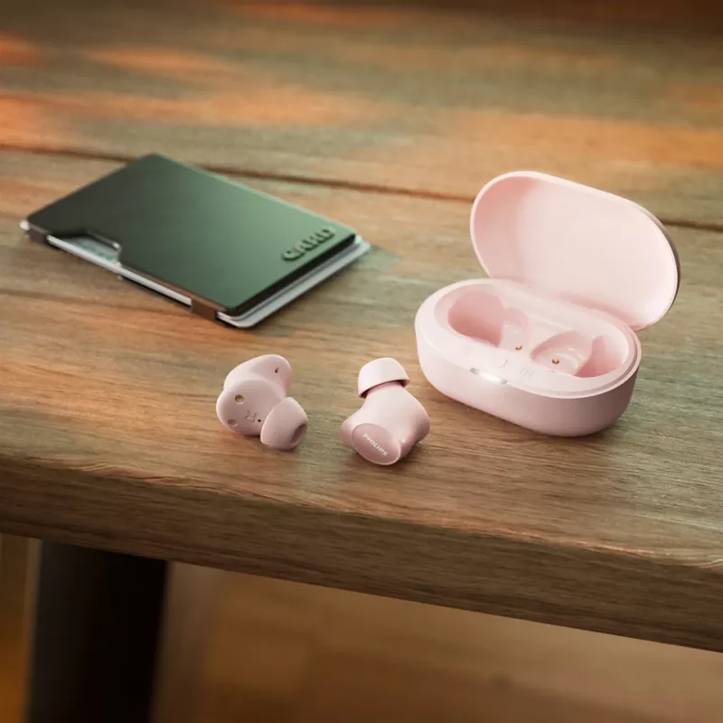 Philips TAT1209PK/00 headphones/headset True Wireless Stereo (TWS) In-ear Calls/Music Bluetooth Pink