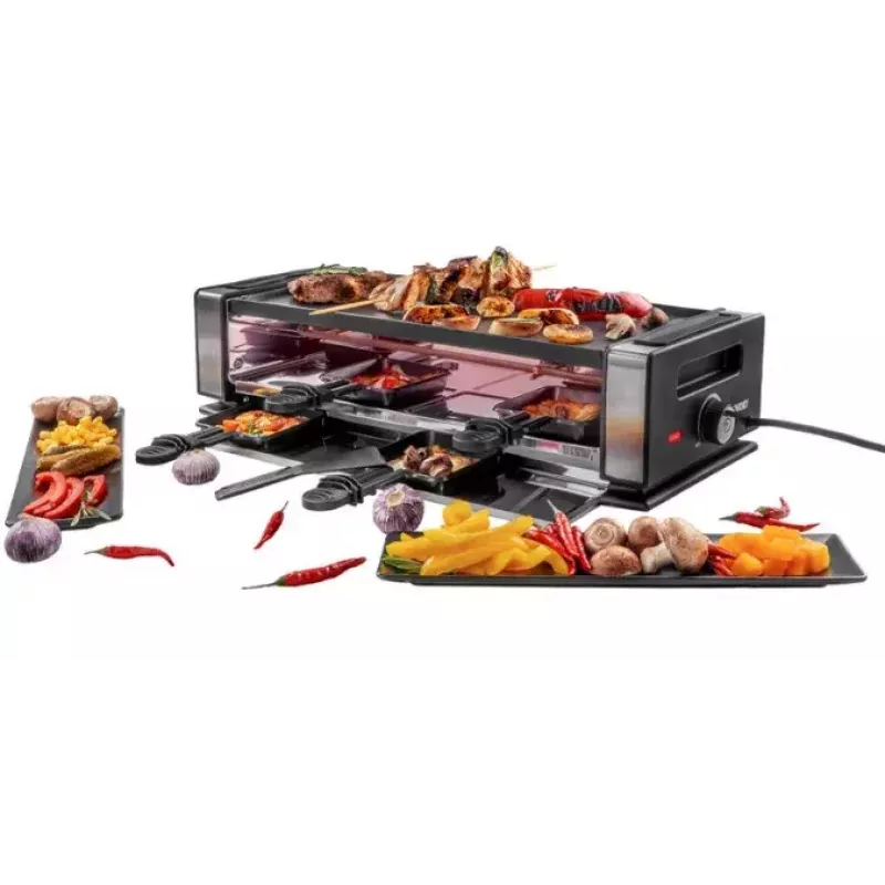 Raclette Grill Unold Delice Basic 1200 W 8 Persons Black Stainless Steel