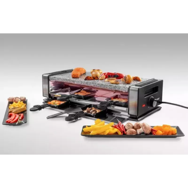 Raclette Grill Unold Delice Basic 1200 W 8 Persons Black Stainless Steel