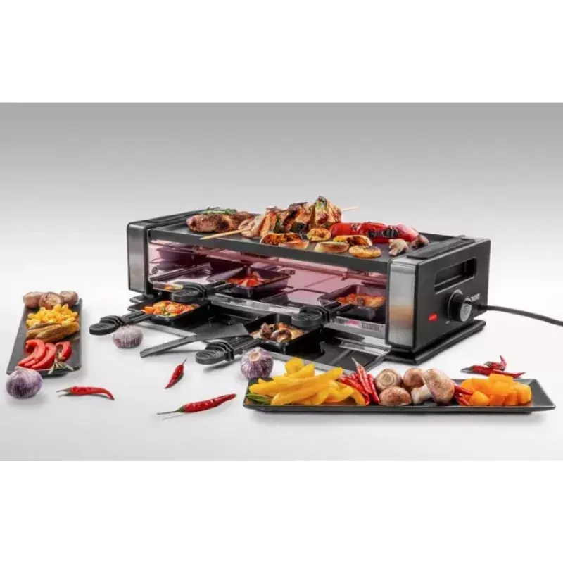 Raclette Grill Unold Delice Basic 1200 W 8 Persons Black Stainless Steel