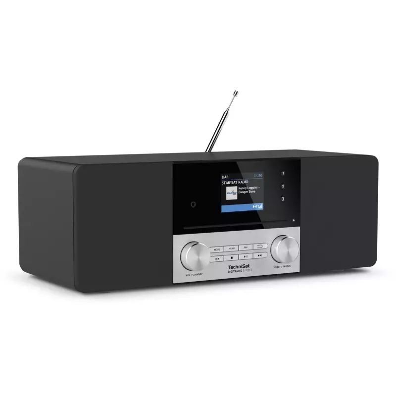 Digital Radio TechniSat DIGITRADIO 3 VOICE Black Silver