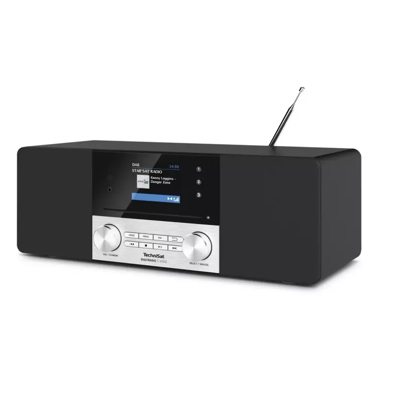 Digital Radio TechniSat DIGITRADIO 3 VOICE Black Silver