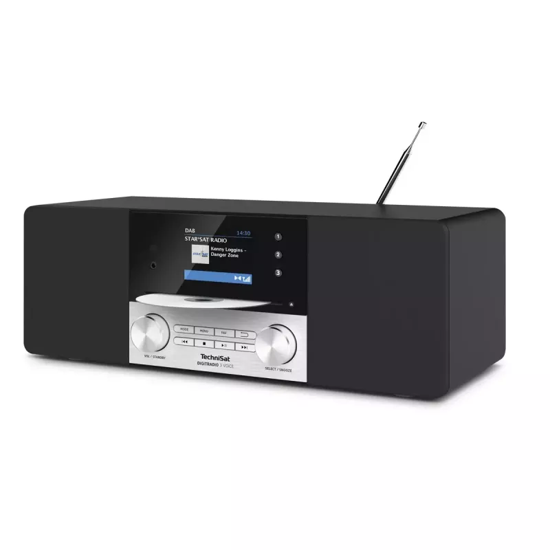 Digital Radio TechniSat DIGITRADIO 3 VOICE Black Silver