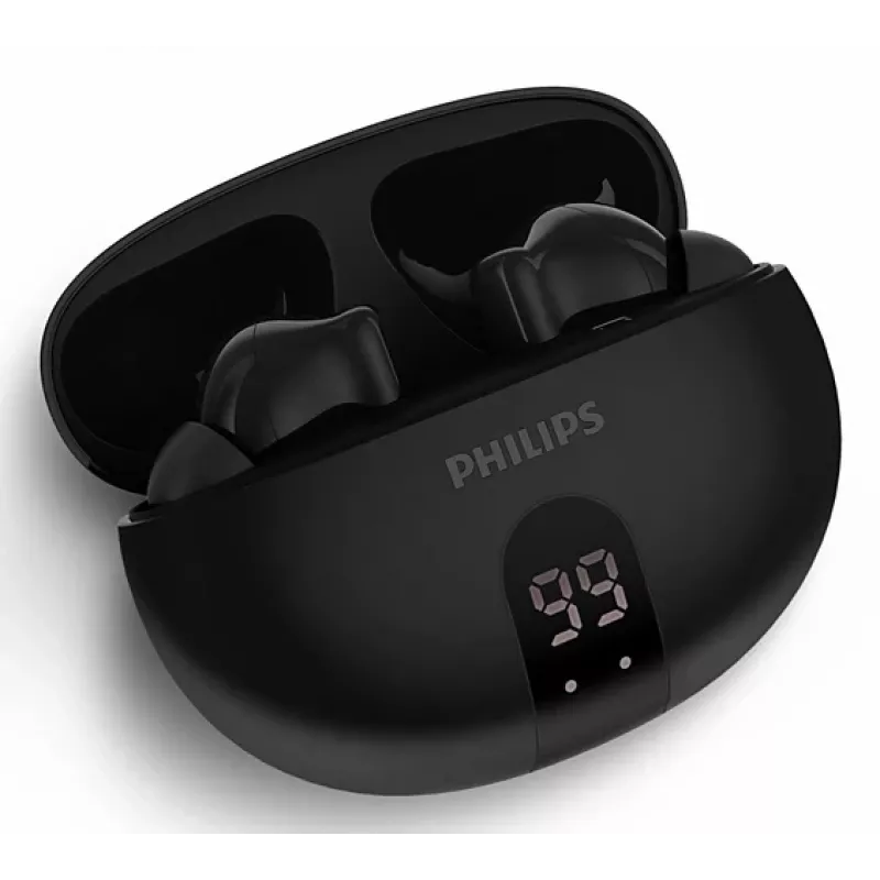 Wireless in-ear headset Philips TAT2520BK/00 — Bluetooth, 20–20000 Hz, 10 m range, 40 g, black