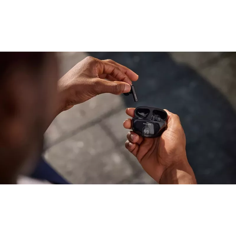 Wireless in-ear headset Philips TAT2520BK/00 — Bluetooth, 20–20000 Hz, 10 m range, 40 g, black
