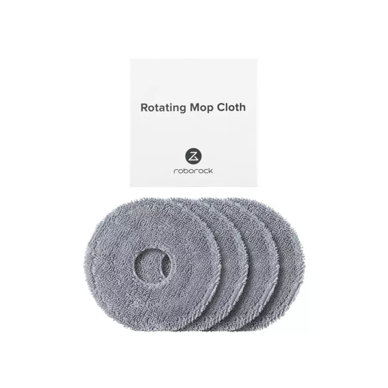 Mop pad for robot vacuum Xiaomi Roborock grey pack of 4