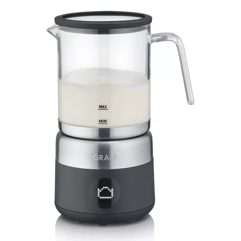 Milk Frother Graef MS802 Automatic — 600 W, Glass Bowl, Stainless Steel & Black