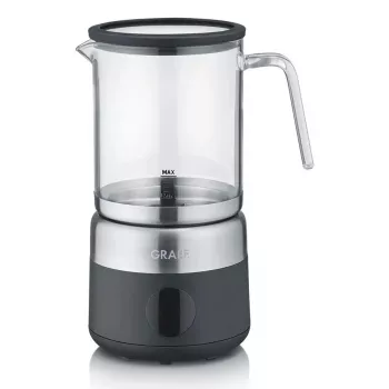 Milk Frother Graef MS802 Automatic — 600 W, Glass Bowl, Stainless Steel & Black