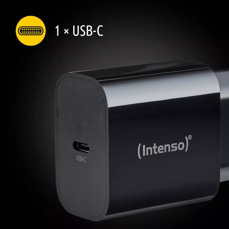 Power Adapter Intenso W20C 20W USB-C Black