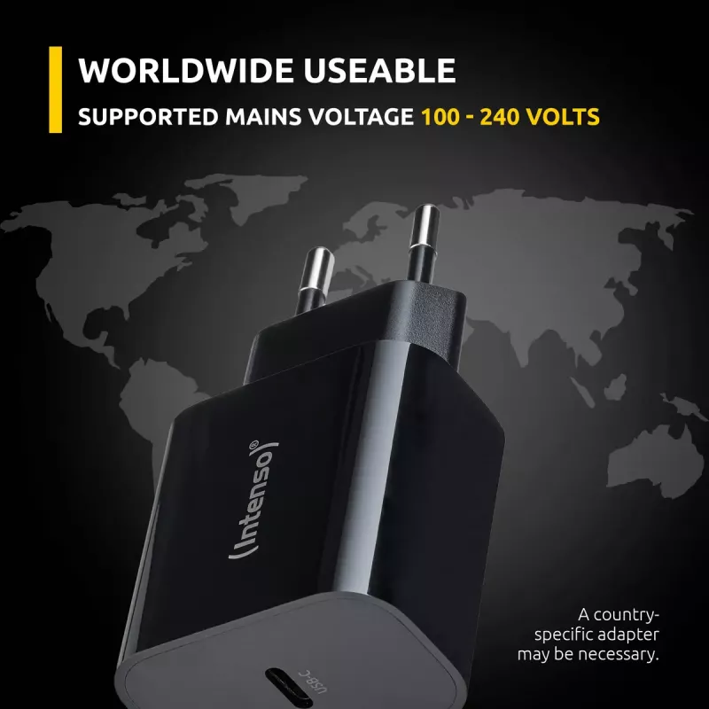 Power Adapter Intenso W20C 20W USB-C Black