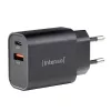 Power Adapter Intenso W30AC 30W USB-A USB-C Black