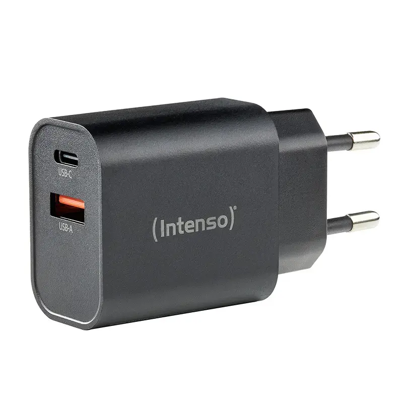 Power Adapter Intenso W30AC 30W USB-A USB-C Black