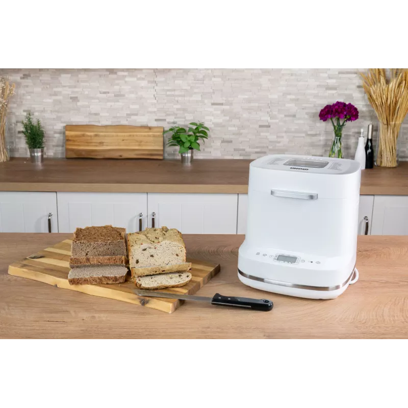 Bread maker Unold Esge Backmeister Bernd 68120 — 550 W, max loaf 1 kg, white, plastic housing