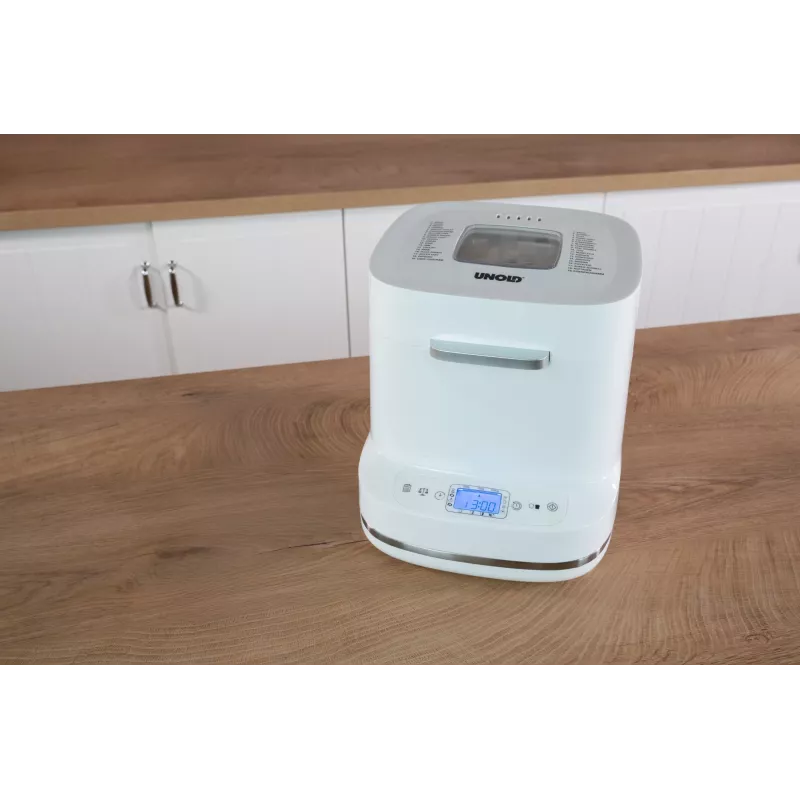 Bread maker Unold Esge Backmeister Bernd 68120 — 550 W, max loaf 1 kg, white, plastic housing