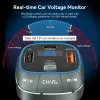 Car charger Vention 3-Port USB (USB-C + 2× USB-A) 30W/18W/5W Black