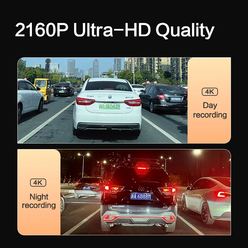 Car Video Recorder IMOU S800PRO 4K Ultra HD Wi‑Fi DC — 3840×2160, 123° viewing angle, 3″ display, MicroSD up to 256 GB, USB‑C