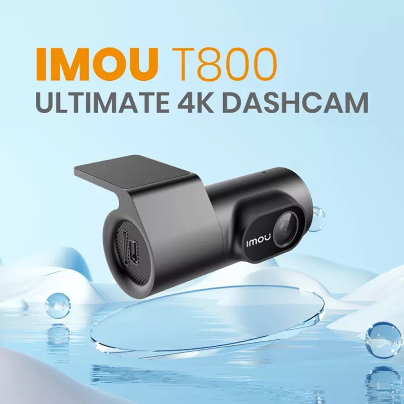 Imou T800 dashcam 4K Ultra HD Wi-Fi DC Black