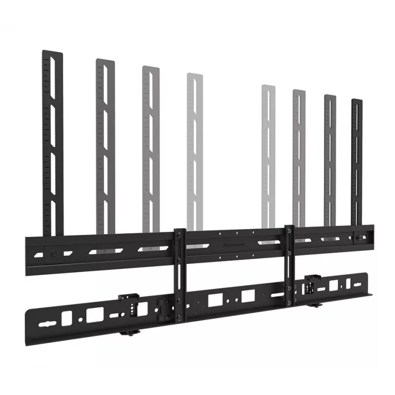 Videobar mount Neomounts AV30-500BL for 43–110 inch displays — VESA up to 600×400, max 10 kg, width 900 mm