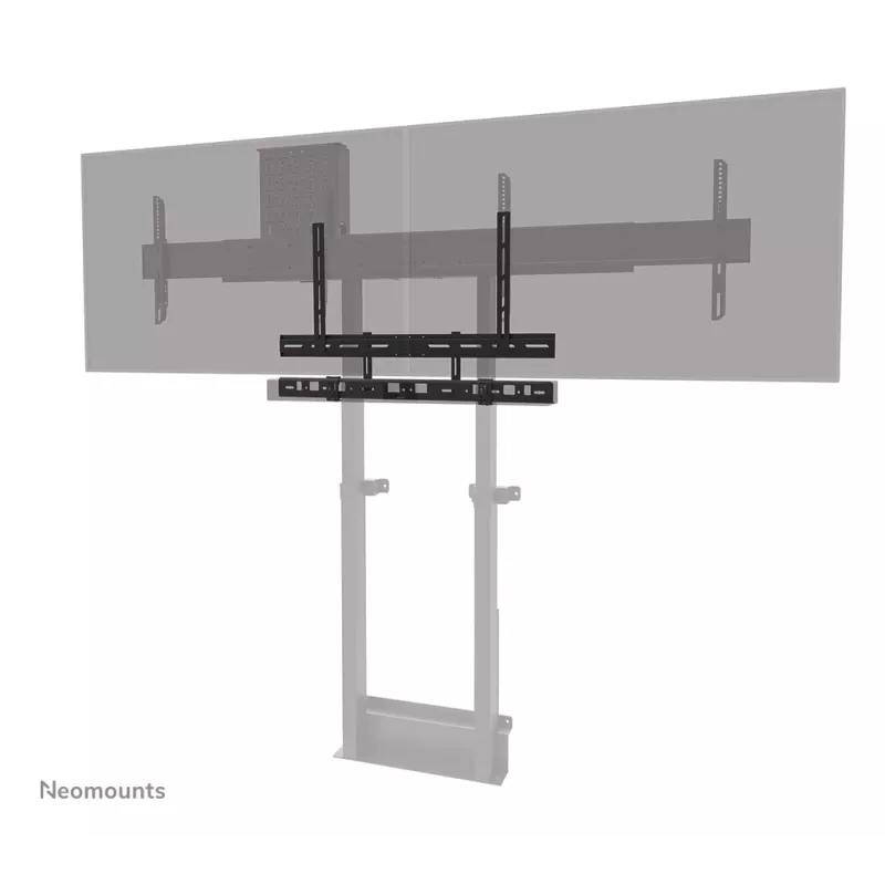 Videobar mount Neomounts AV30-500BL for 43–110 inch displays — VESA up to 600×400, max 10 kg, width 900 mm