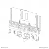 Videobar mount Neomounts AV30-500BL for 43–110 inch displays — VESA up to 600×400, max 10 kg, width 900 mm