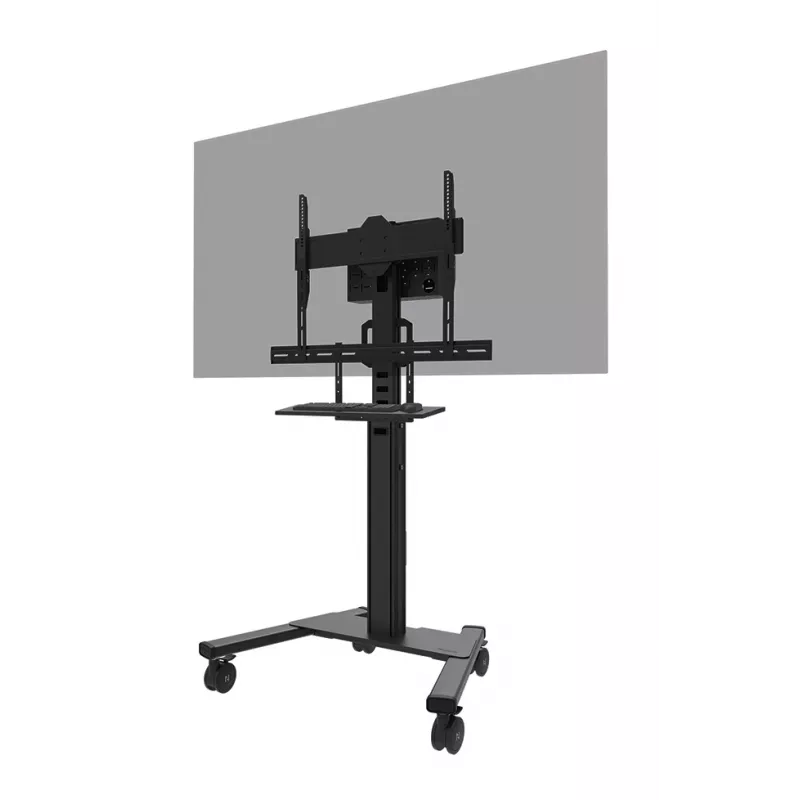 Shelf keyboard kit Neomounts AV40-500BL for 43–110 inch screens, VESA up to 600x400, max load 2.5 kg, 900×279×640 mm