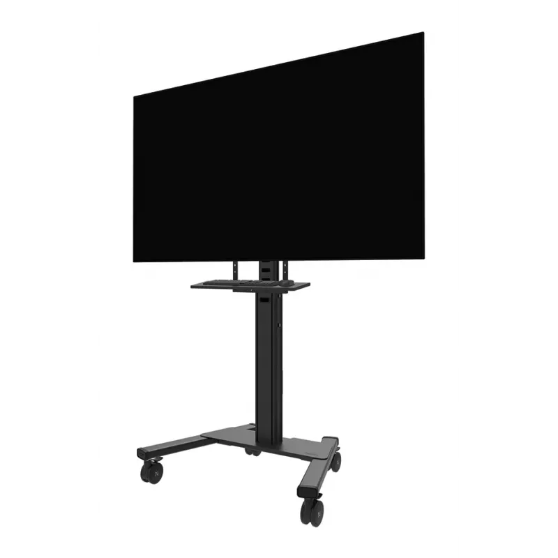 Shelf keyboard kit Neomounts AV40-500BL for 43–110 inch screens, VESA up to 600x400, max load 2.5 kg, 900×279×640 mm