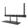 Shelf keyboard kit Neomounts AV40-500BL for 43–110 inch screens, VESA up to 600x400, max load 2.5 kg, 900×279×640 mm