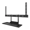 Shelf keyboard kit Neomounts AV40-500BL for 43–110 inch screens, VESA up to 600x400, max load 2.5 kg, 900×279×640 mm