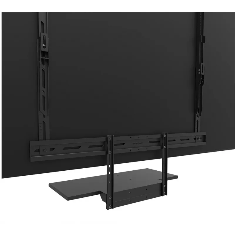 Shelf keyboard kit Neomounts AV40-500BL for 43–110 inch screens, VESA up to 600x400, max load 2.5 kg, 900×279×640 mm
