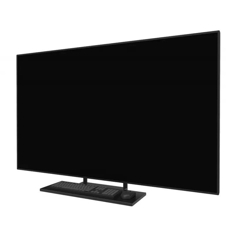Shelf keyboard kit Neomounts AV40-500BL for 43–110 inch screens, VESA up to 600x400, max load 2.5 kg, 900×279×640 mm