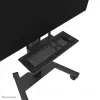 Shelf keyboard kit Neomounts AV40-500BL for 43–110 inch screens, VESA up to 600x400, max load 2.5 kg, 900×279×640 mm
