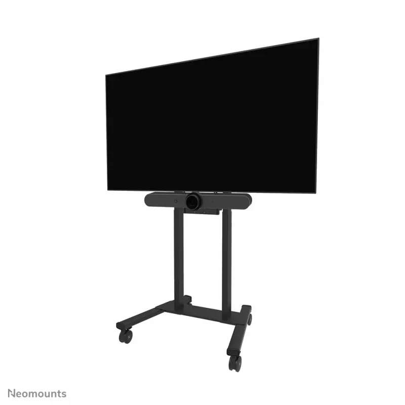 Videobar and laptop shelf kit Neomounts AV60-500BL for 43–110 inch displays, VESA up to 600x400, max load 8 kg, width 900 mm